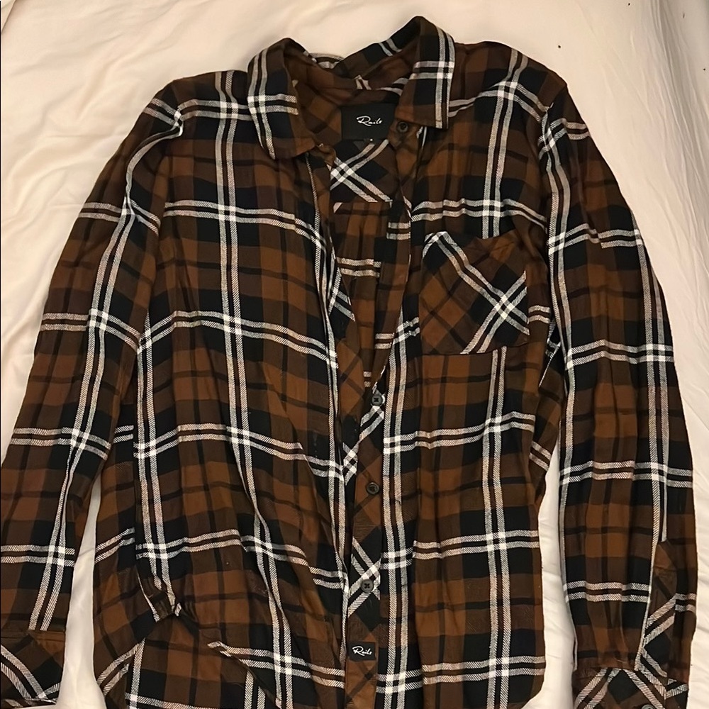 Rails Brown Flannel